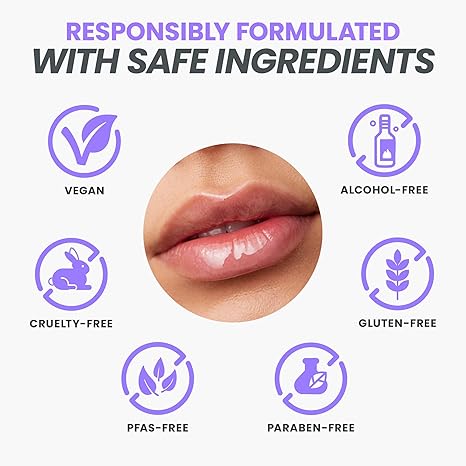 Last Day Buy 1 Get 1 Free Lip Oil Rehab Serum - Tinted Lip Oil, Hydrating, Moisturizing, and Non-Sticky Coral Pink Tint Serum for Dry Lips
