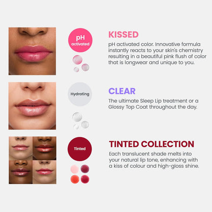 Last Day Buy 1 Get 1 Free Lip Oil Rehab Serum - Tinted Lip Oil, Hydrating, Moisturizing, and Non-Sticky Coral Pink Tint Serum for Dry Lips