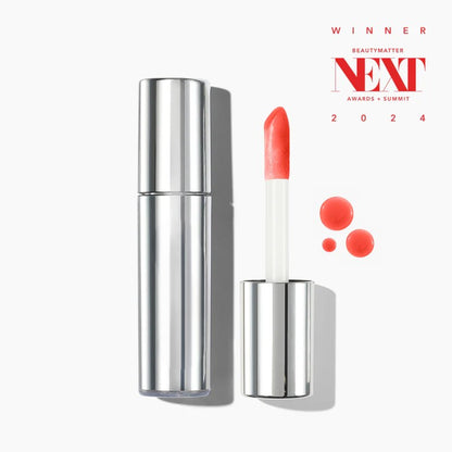 Last Day Buy 1 Get 1 Free Lip Oil Rehab Serum - Tinted Lip Oil, Hydrating, Moisturizing, and Non-Sticky Coral Pink Tint Serum for Dry Lips